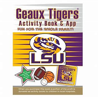 Geaux Tigers Activity Book & App