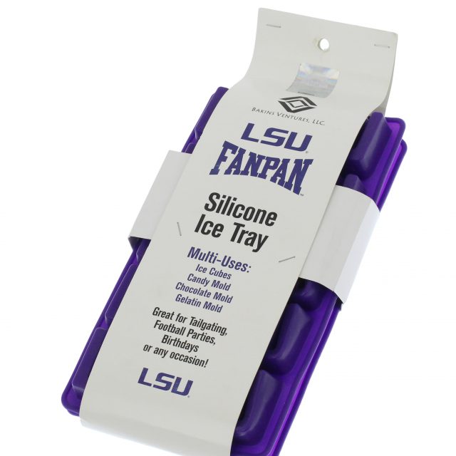 LSU Silicone Ice Tray