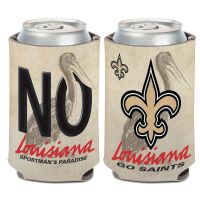 New Orleans Saints STATE PLATE Can Cooler