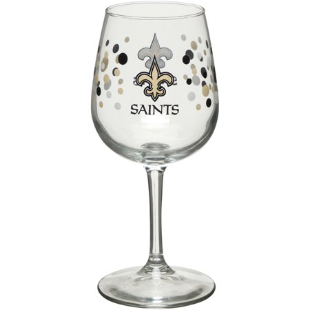 New Orleans Saints Wine Glass