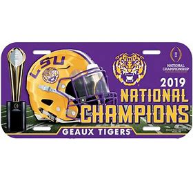 National Champions License Plate