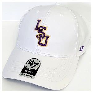 White LSU Hat