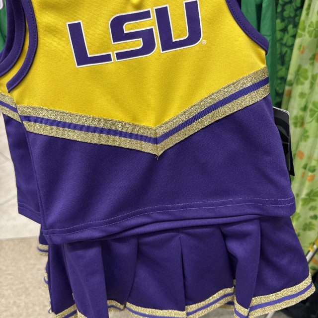 Toddler LSU cheer uniform