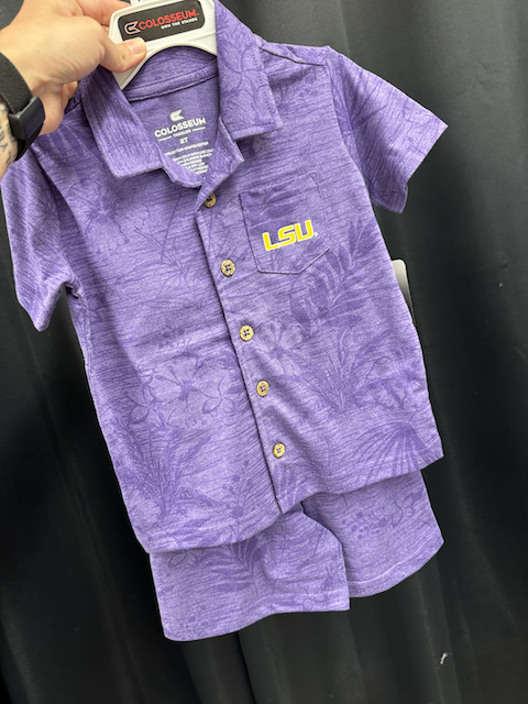 Toddler Boys LSU matching set